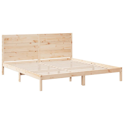 vidaXL Extra Long Bed Frame without Mattress 200x220 cm Solid Wood