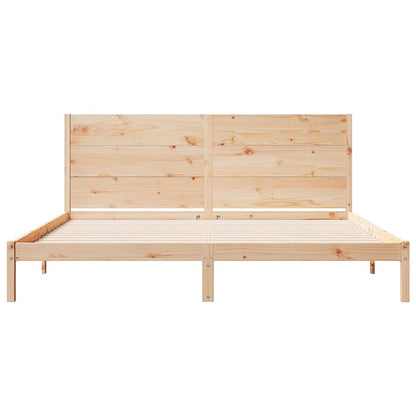 vidaXL Extra Long Bed Frame without Mattress 200x220 cm Solid Wood