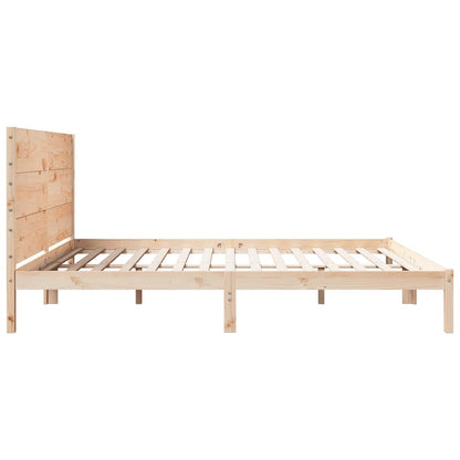 vidaXL Extra Long Bed Frame without Mattress 200x220 cm Solid Wood