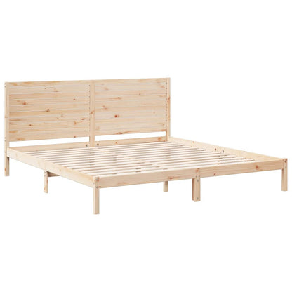 vidaXL Extra Long Bed Frame without Mattress 200x210 cm Solid Wood