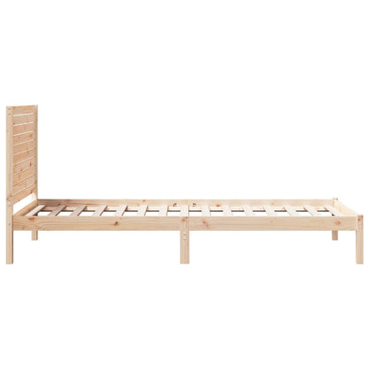vidaXL Extra Long Bed Frame without Mattress 100x220 cm Solid Wood