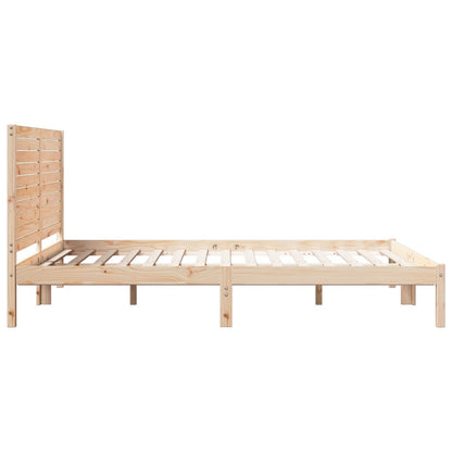 vidaXL Extra Long Bed Frame without Mattress 140x220 cm Solid Wood