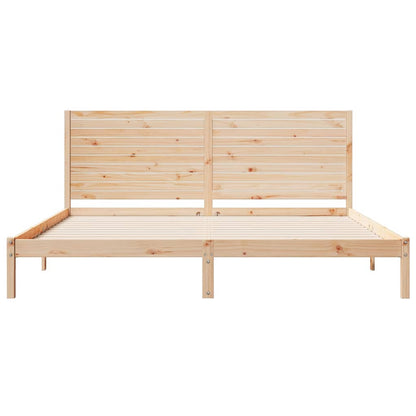 vidaXL Extra Long Bed Frame without Mattress 180x220 cm Solid Wood