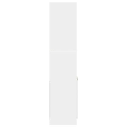 vidaXL Highboard White 92x33x140 cm Engineered Wood