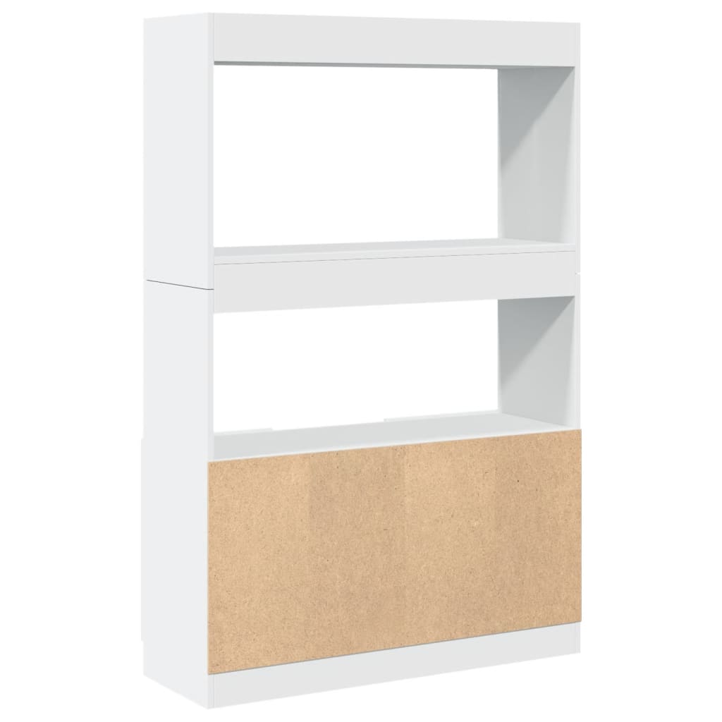vidaXL Highboard White 92x33x140 cm Engineered Wood