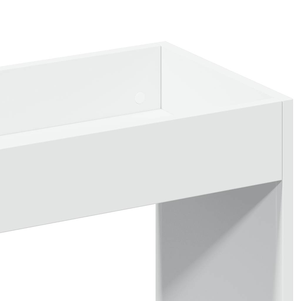 vidaXL Highboard White 92x33x140 cm Engineered Wood