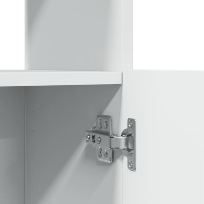 vidaXL Highboard White 92x33x140 cm Engineered Wood