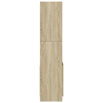 vidaXL Highboard Sonoma Oak 92x33x140 cm Engineered Wood