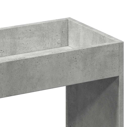 vidaXL Highboard Concrete Grey 92x33x140 cm Engineered Wood