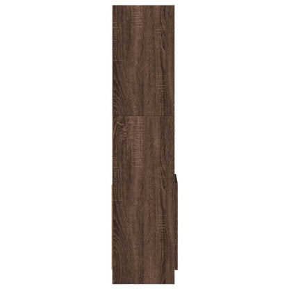 vidaXL Highboard Brown Oak 92x33x140 cm Engineered Wood