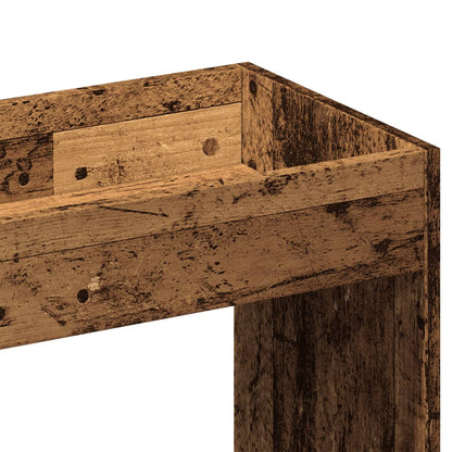vidaXL Highboard Old Wood 92x33x140 cm Engineered Wood