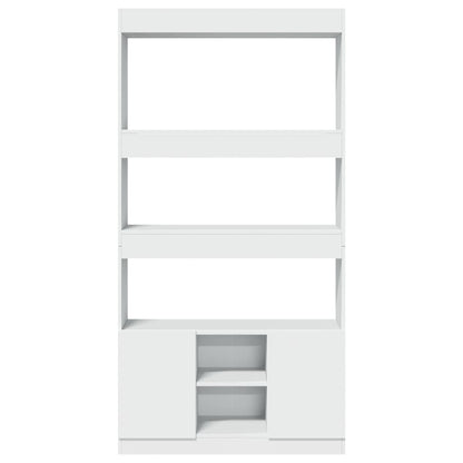 vidaXL Highboard White 92x33x180 cm Engineered Wood