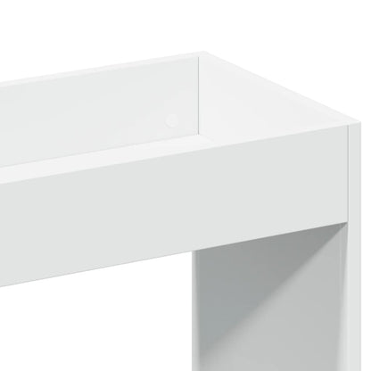 vidaXL Highboard White 92x33x180 cm Engineered Wood