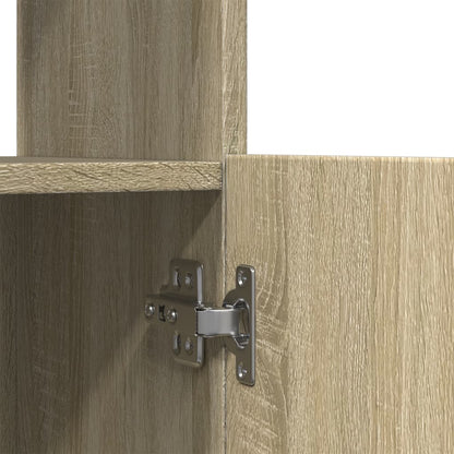 vidaXL Highboard Sonoma Oak 92x33x180 cm Engineered Wood