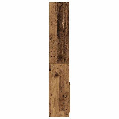 vidaXL Highboard Old Wood 92x33x180 cm Engineered Wood