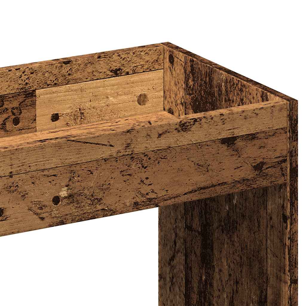 vidaXL Highboard Old Wood 92x33x180 cm Engineered Wood