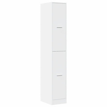 vidaXL Apothecary Cabinet White 30x41x174.5 cm Engineered Wood