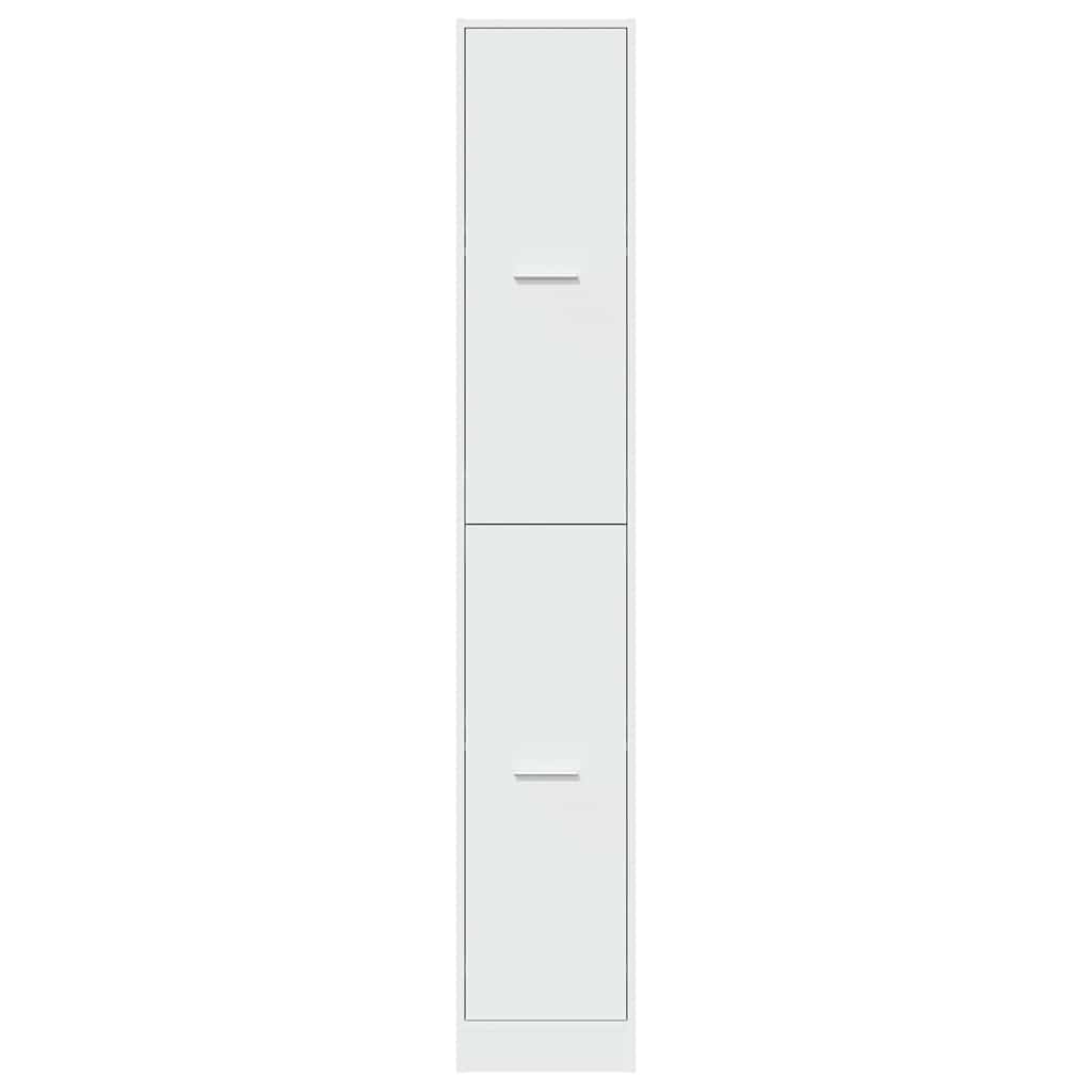 vidaXL Apothecary Cabinet White 30x41x174.5 cm Engineered Wood