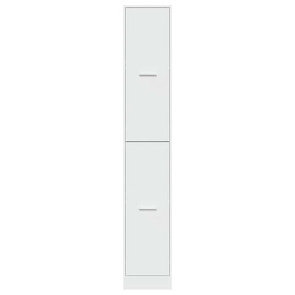vidaXL Apothecary Cabinet White 30x41x174.5 cm Engineered Wood