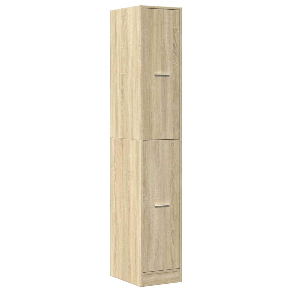vidaXL Apothecary Cabinet Sonoma Oak 30x41x174.5 cm Engineered Wood