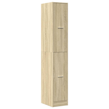 vidaXL Apothecary Cabinet Sonoma Oak 30x41x174.5 cm Engineered Wood