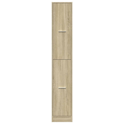 vidaXL Apothecary Cabinet Sonoma Oak 30x41x174.5 cm Engineered Wood