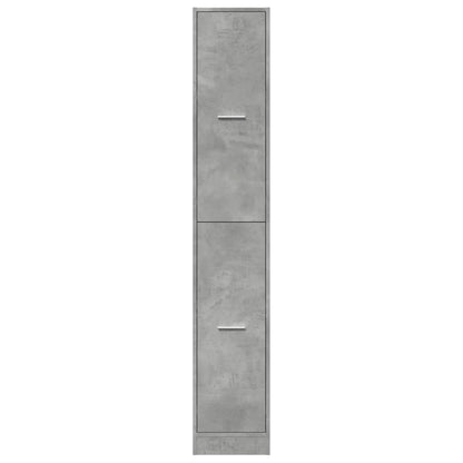 vidaXL Apothecary Cabinet Concrete Grey 30x41x174.5 cm Engineered Wood