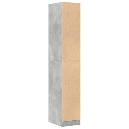 vidaXL Apothecary Cabinet Concrete Grey 30x41x174.5 cm Engineered Wood