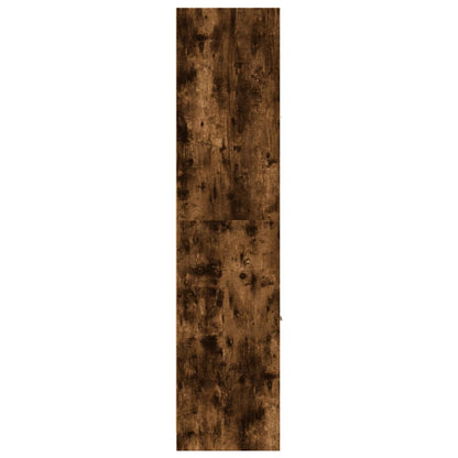 vidaXL Apothecary Cabinet Smoked Oak 30x41x174.5 cm Engineered Wood