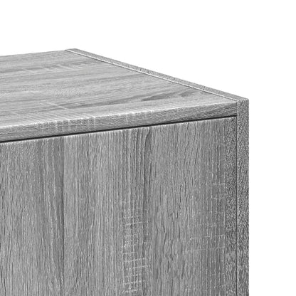 vidaXL Apothecary Cabinet Grey Sonoma 30x41x174.5 cm Engineered Wood