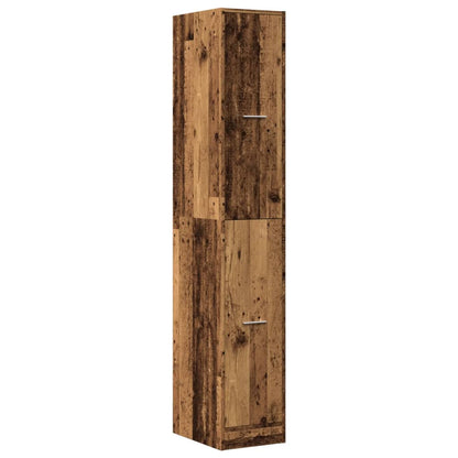 vidaXL Apothecary Cabinet Old Wood 30x41x174,5 cm Engineered Wood