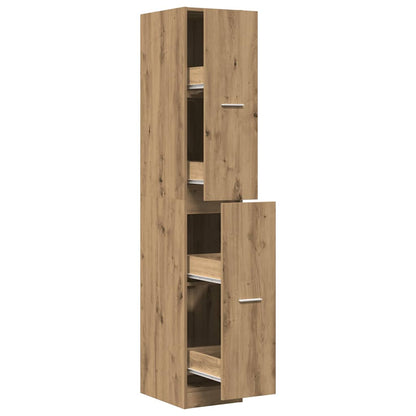 vidaXL Apothecary Cabinet Artisian Oak 30x41x174.5 cm Engineered Wood