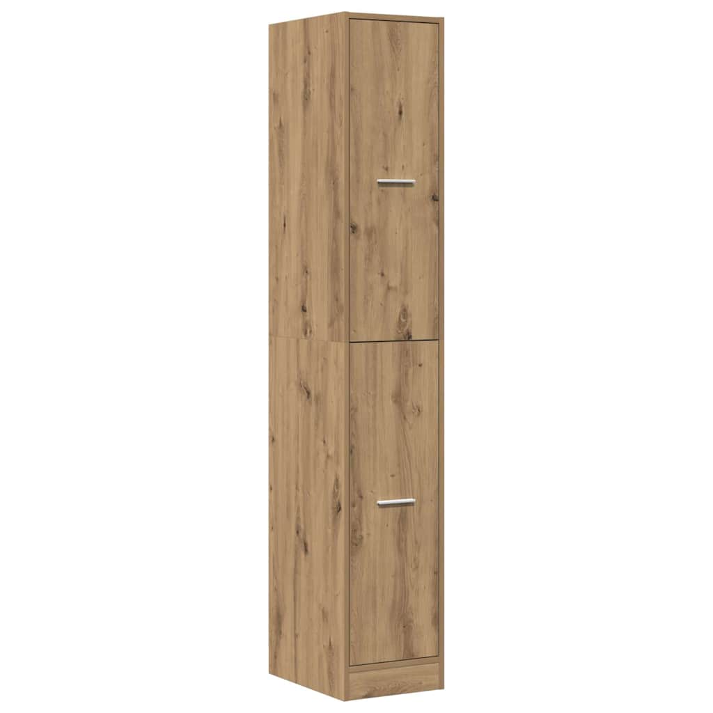 vidaXL Apothecary Cabinet Artisian Oak 30x41x174.5 cm Engineered Wood
