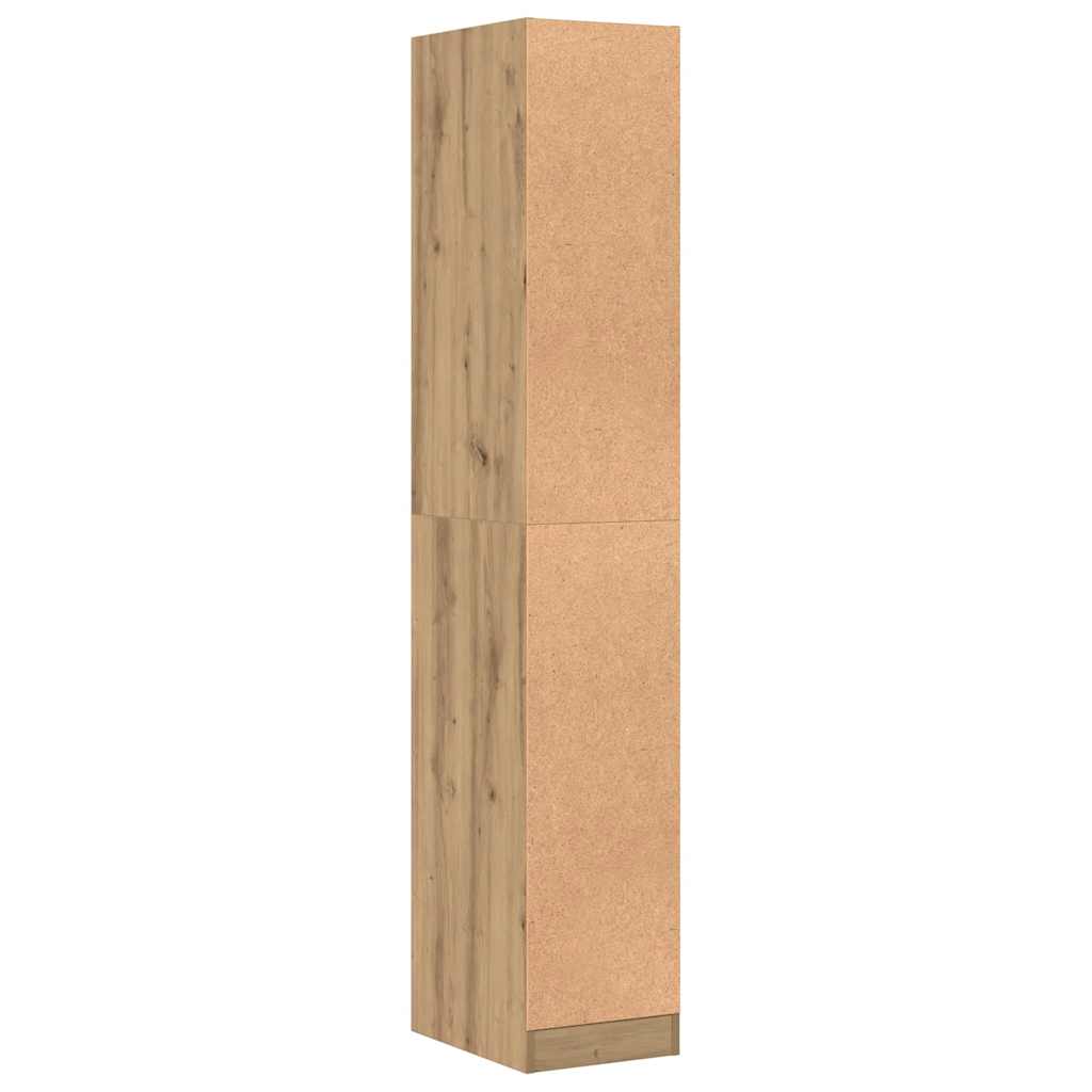 vidaXL Apothecary Cabinet Artisian Oak 30x41x174.5 cm Engineered Wood