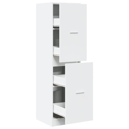 vidaXL Apothecary Cabinet White 40x41x144.5 cm Engineered Wood