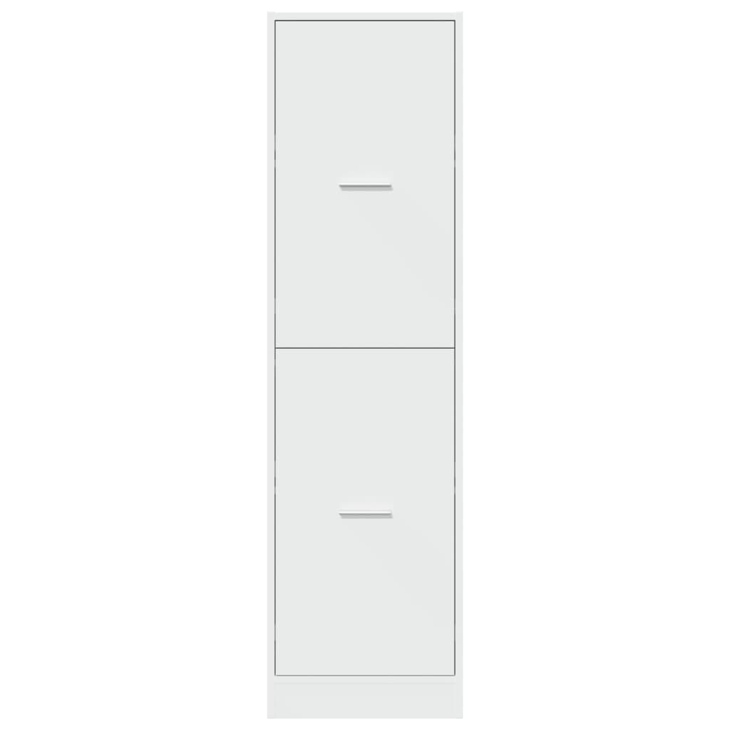 vidaXL Apothecary Cabinet White 40x41x144.5 cm Engineered Wood