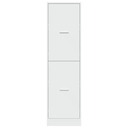 vidaXL Apothecary Cabinet White 40x41x144.5 cm Engineered Wood