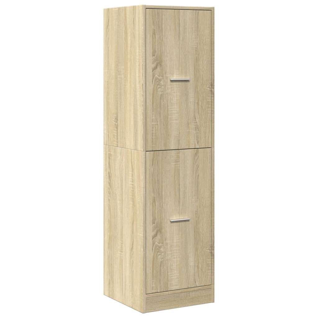 vidaXL Apothecary Cabinet Sonoma Oak 40x41x144.5 cm Engineered Wood