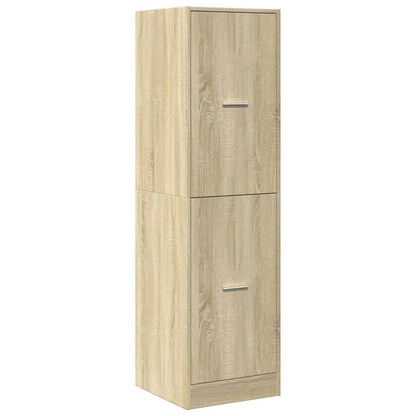 vidaXL Apothecary Cabinet Sonoma Oak 40x41x144.5 cm Engineered Wood