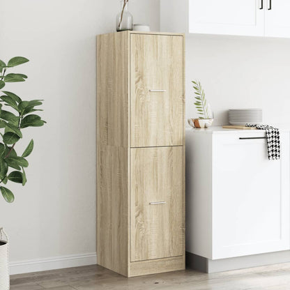 vidaXL Apothecary Cabinet Sonoma Oak 40x41x144.5 cm Engineered Wood