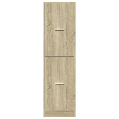 vidaXL Apothecary Cabinet Sonoma Oak 40x41x144.5 cm Engineered Wood