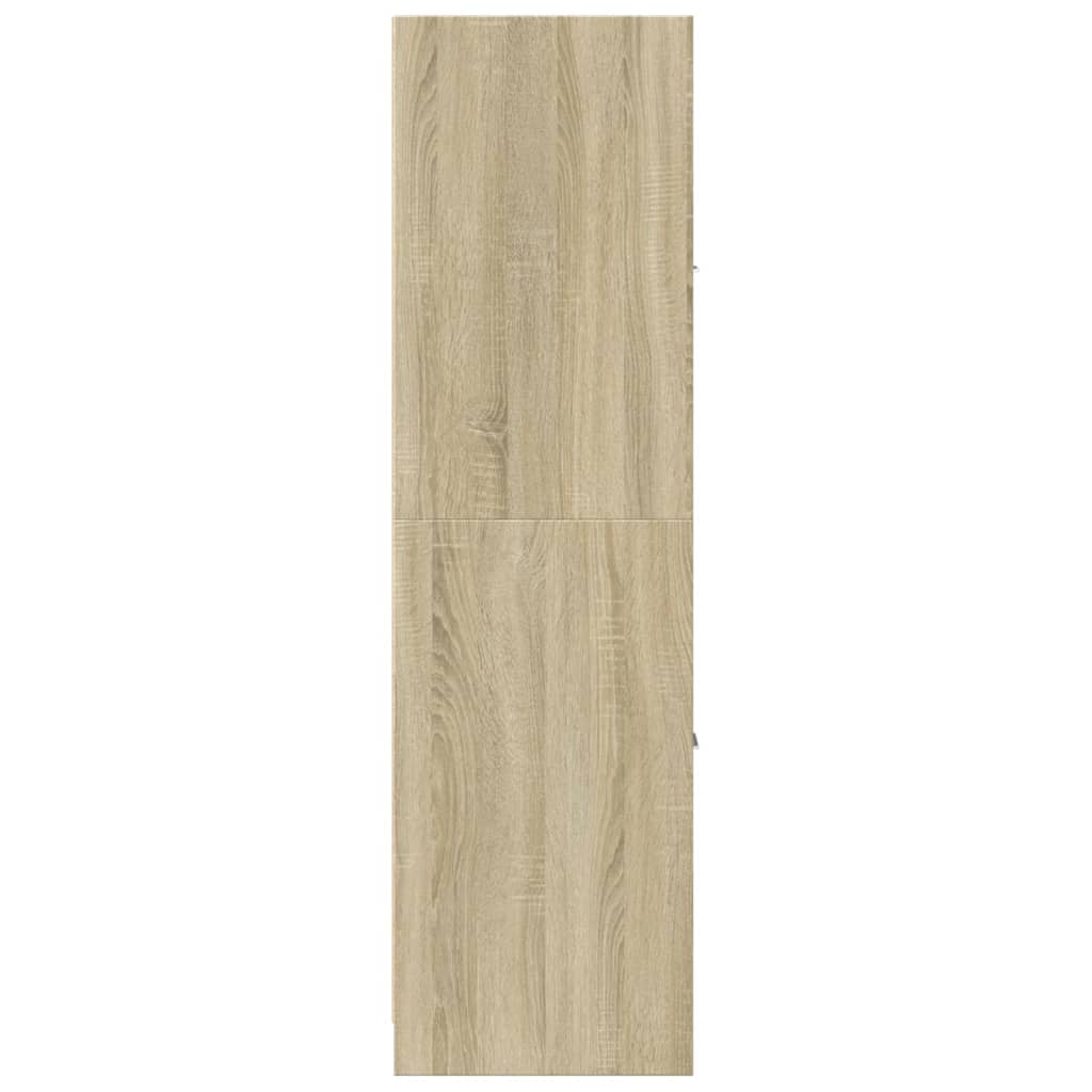 vidaXL Apothecary Cabinet Sonoma Oak 40x41x144.5 cm Engineered Wood