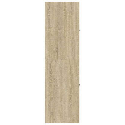vidaXL Apothecary Cabinet Sonoma Oak 40x41x144.5 cm Engineered Wood