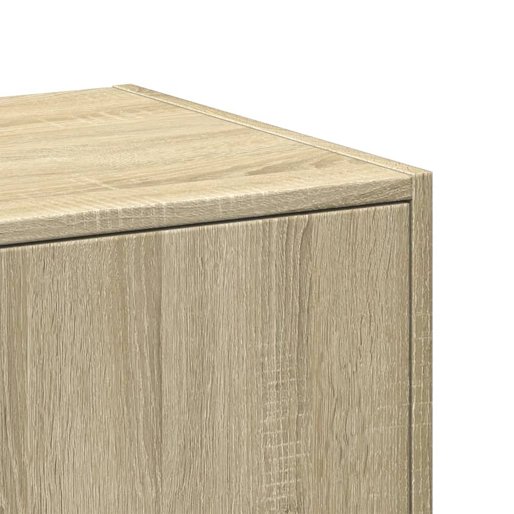 vidaXL Apothecary Cabinet Sonoma Oak 40x41x144.5 cm Engineered Wood