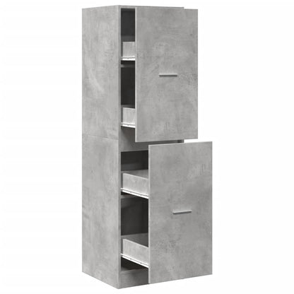 vidaXL Apothecary Cabinet Concrete Grey 40x41x144,5 cm Engineered Wood