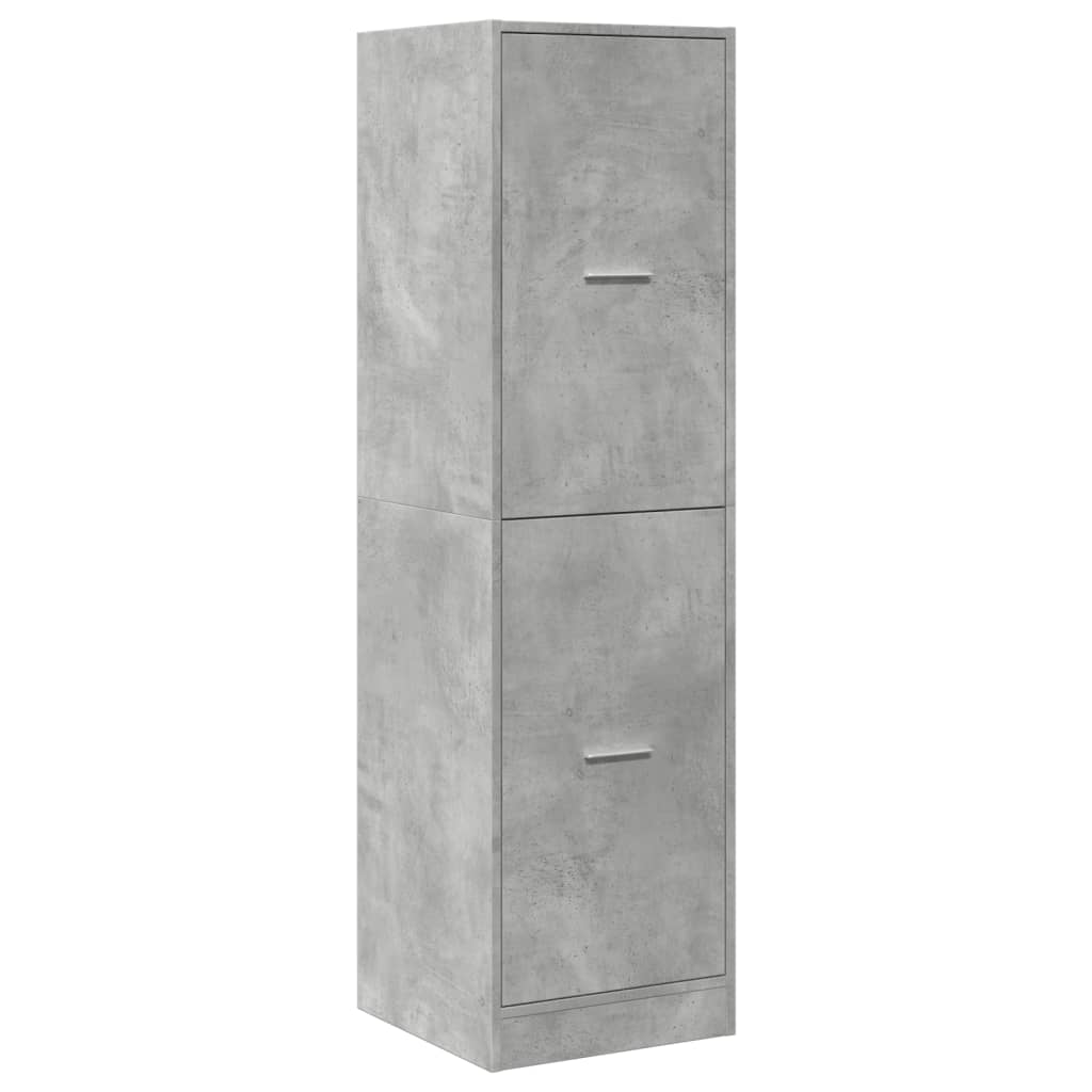 vidaXL Apothecary Cabinet Concrete Grey 40x41x144,5 cm Engineered Wood