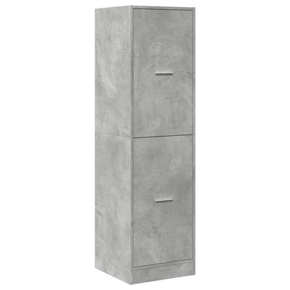vidaXL Apothecary Cabinet Concrete Grey 40x41x144,5 cm Engineered Wood