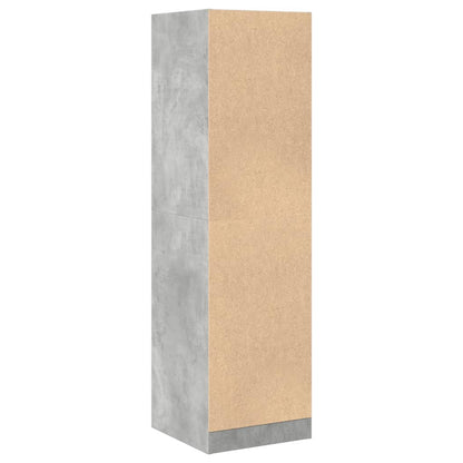 vidaXL Apothecary Cabinet Concrete Grey 40x41x144.5 cm Engineered Wood