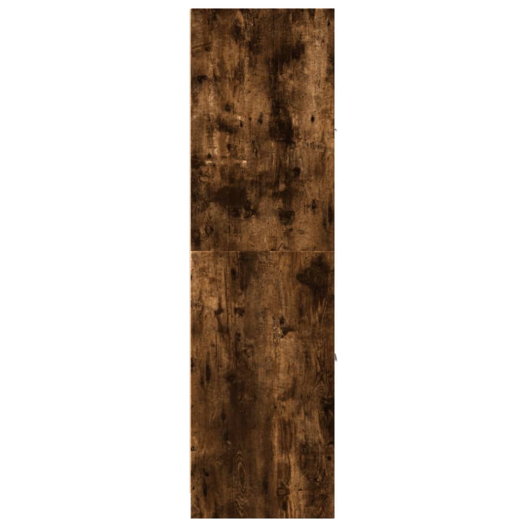 vidaXL Apothecary Cabinet Smoked Oak 40x41x144.5 cm Engineered Wood