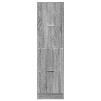 vidaXL Apothecary Cabinet Grey Sonoma 40x41x144.5 cm Engineered Wood